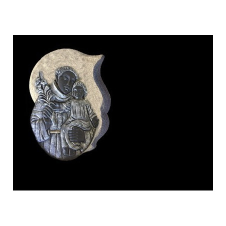 Lapida para nicho con incrustacion de ceramica RV-225