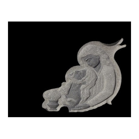 Lapida para nicho con incrustacion de ceramica RV-228