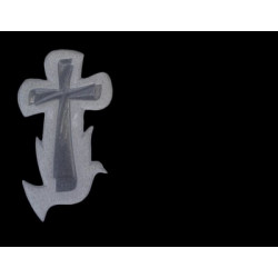 Lapida para nicho con incrustacion de ceramica RV-230