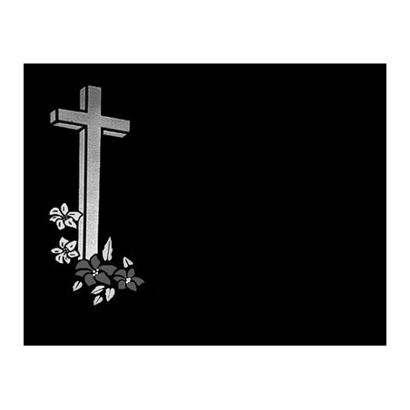 Lapida para nicho grabada laser L-175