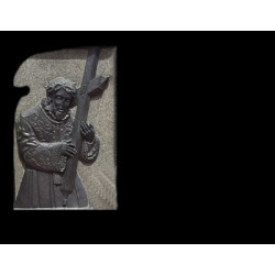 Lapida para nicho con incrustacion de ceramica RV-236