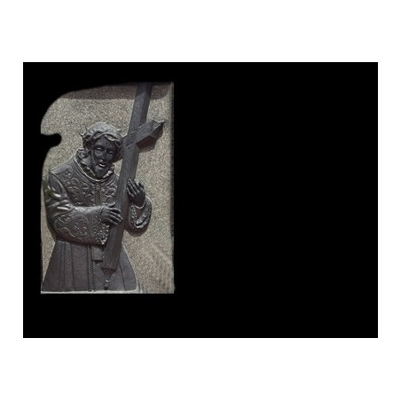 Lapida para nicho con incrustacion de ceramica RV-236