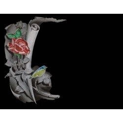 Lapida para nicho con incrustacion de ceramica LI-101