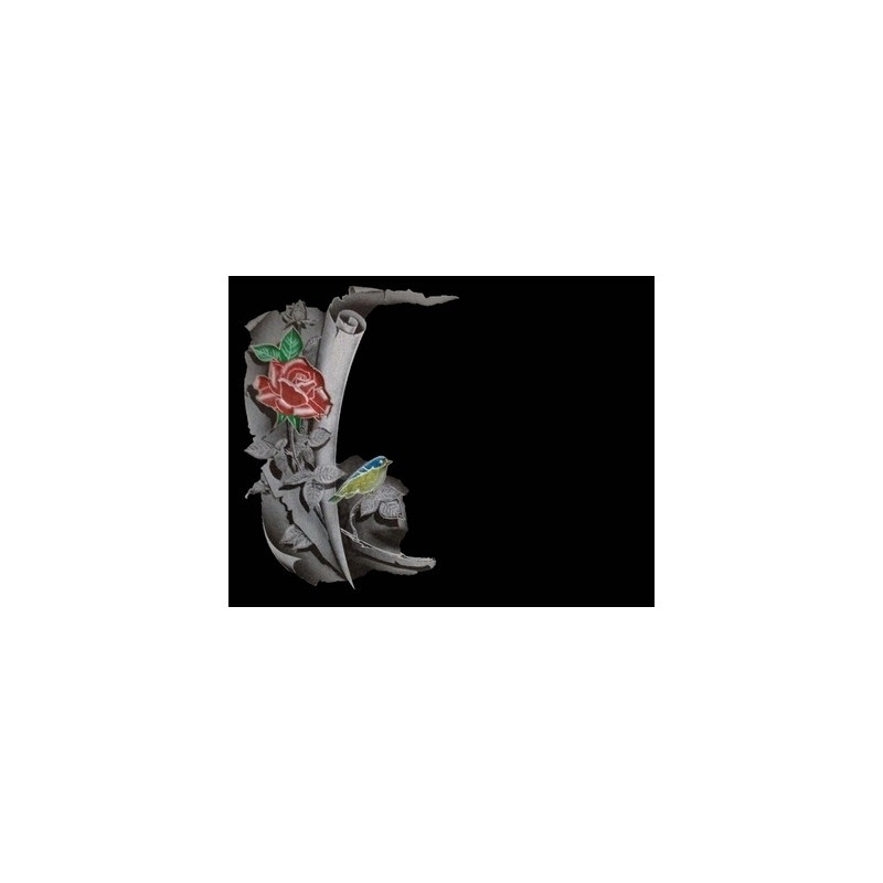 Lapida para nicho con incrustacion de ceramica LI-101