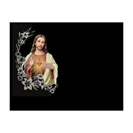 Lapida para nicho con incrustacion de ceramica LI-103