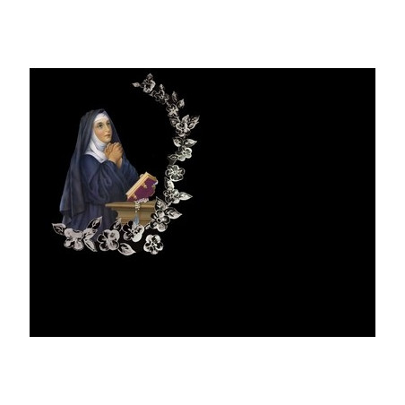 Lapida para nicho con incrustacion de ceramica LI-106