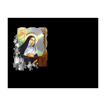 Lapida para nicho con incrustacion de ceramica LI-110