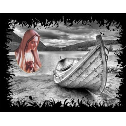 Lapida para nicho con incrustacion de ceramica LI-111