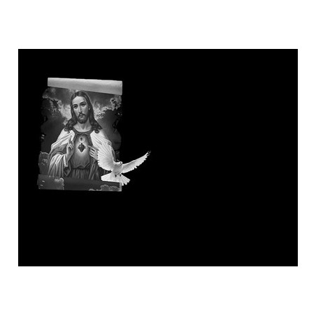 Lapida para nicho grabada laser L-167