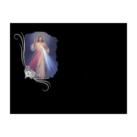 Lapida para nicho con incrustacion de ceramica LI-113