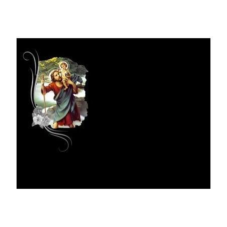 Lapida para nicho con incrustacion de ceramica LI-115