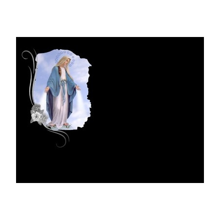 Lapida para nicho con incrustacion de ceramica LI-114