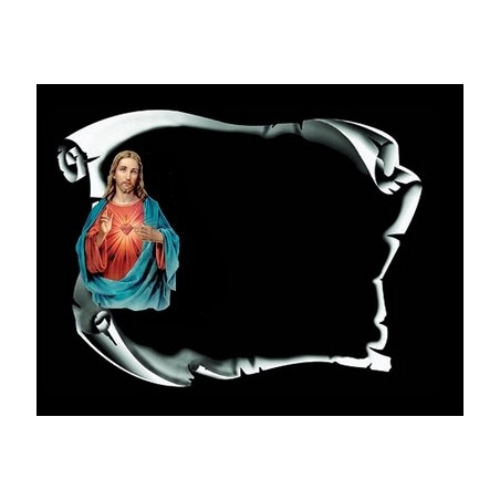 Lapida para nicho con incrustacion de ceramica LI-119