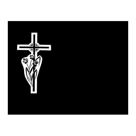 Lapida para nicho grabada laser L-178