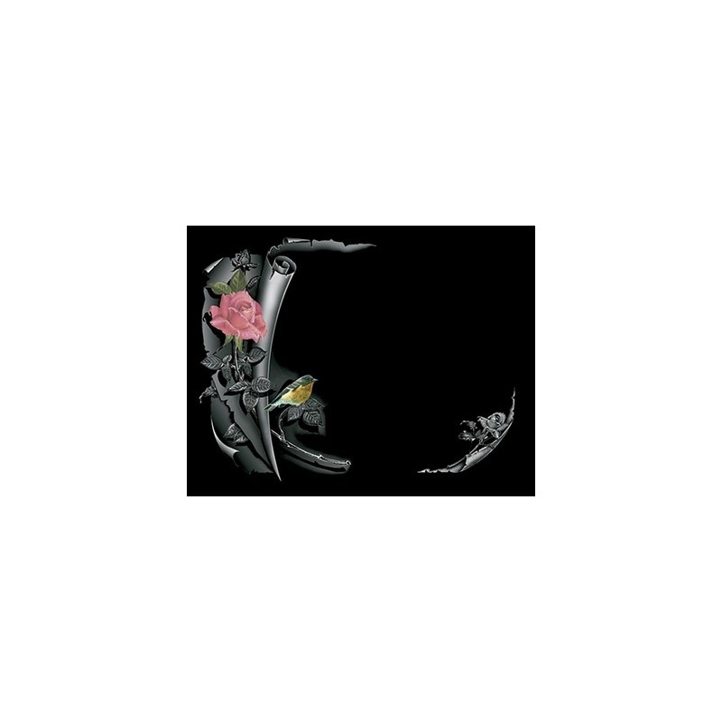 Lapida para nicho con incrustacion de ceramica LI-127