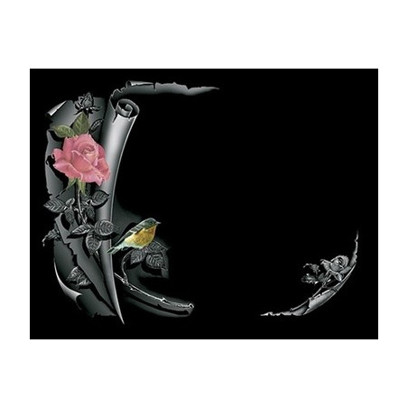 Lapida para nicho con incrustacion de ceramica LI-127