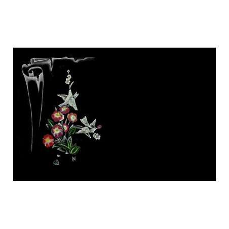 Lapida para nicho grabada laser L-192