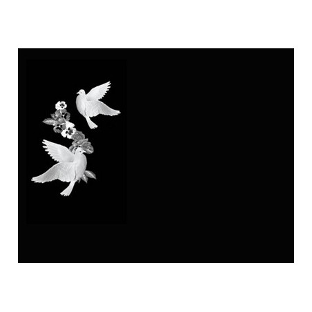 Lapida para nicho grabada laser L-111