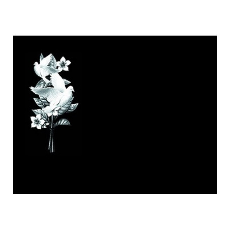 Lapida para nicho grabada laser L-220