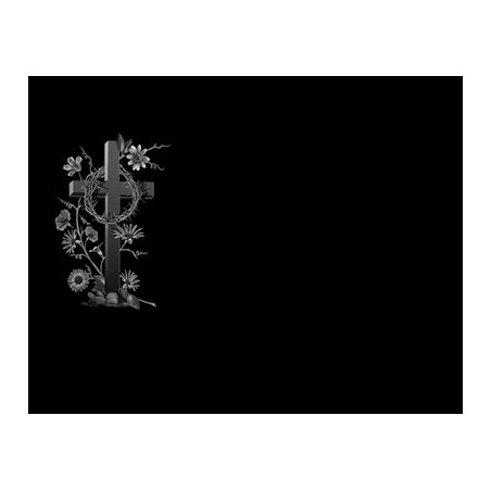 Lapida para nicho grabada laser L-272