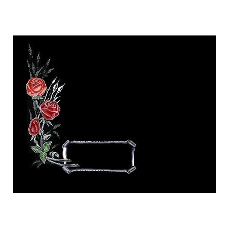 Lapida para nicho grabada laser L-359