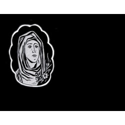 Lapida para nicho grabada laser L-364