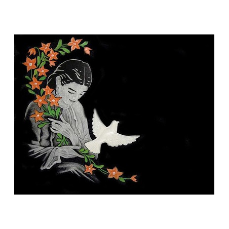 Lapida para nicho grabada laser L-119