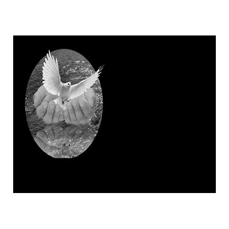 Lapida para nicho grabada laser L-172