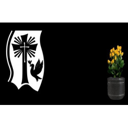 Lapida para nicho grabada laser L-409