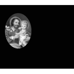 Lapida para nicho con incrustacion de ceramica IN-116