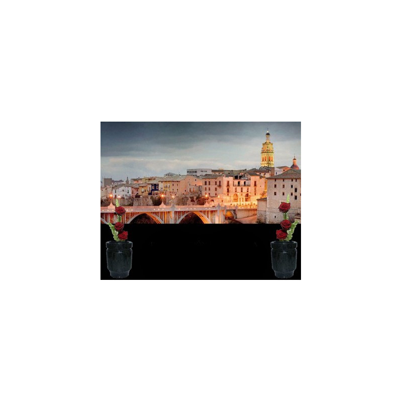 Lapida para nicho con incrustacion de ceramica IN-117