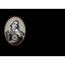 Lapida para nicho con incrustacion de ceramica IN-134