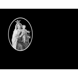 Lapida para nicho con incrustacion de ceramica IN-136