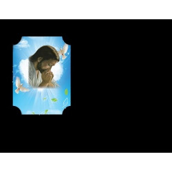 Lapida para nicho con incrustacion de ceramica IN-172