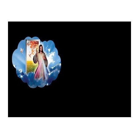 Lapida para nicho con incrustacion de cerámica IN-186