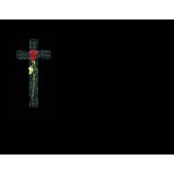 Lapida para nicho con incrustacion de cerámica IN-207