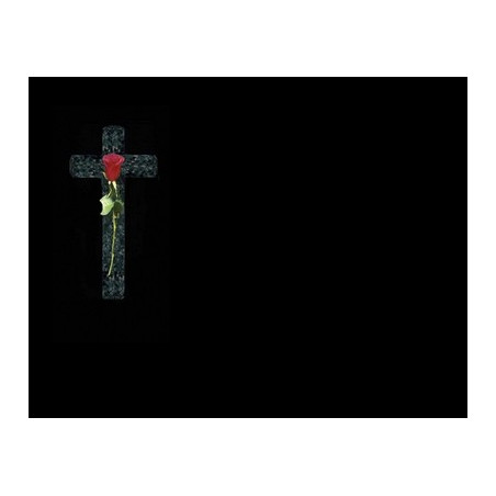 Lapida para nicho con incrustacion de cerámica IN-207