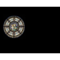 Lapida para nicho con incrustacion de cerámica IN-224