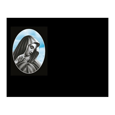 Lapida para nicho con incrustacion de cerámica IN-273