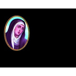 Lapida para nicho con incrustacion de cerámica IN-407