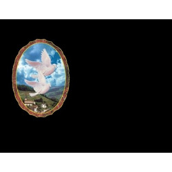 Lapida para nicho con incrustacion de cerámica IN-434