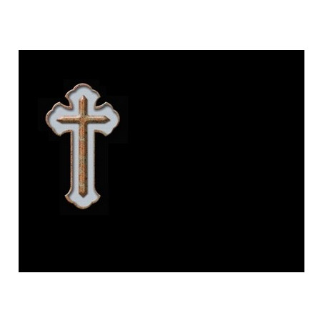 Lapida para nicho con incrustacion de cerámica IN-499