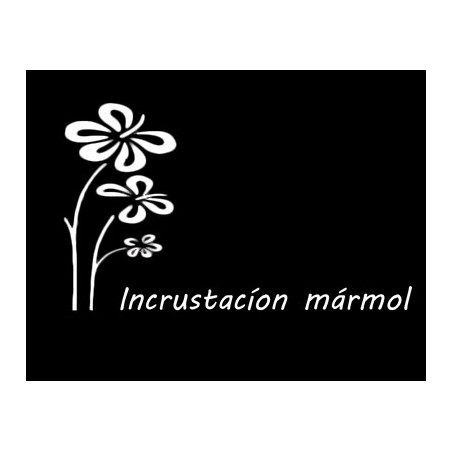 Lapida para nicho con incrustacion de cerámica IN-511