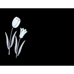 Lapida para nicho con incrustacion de cerámica IN-513