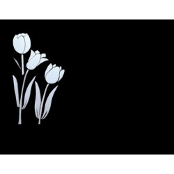 Lapida para nicho con incrustacion de cerámica IN-514