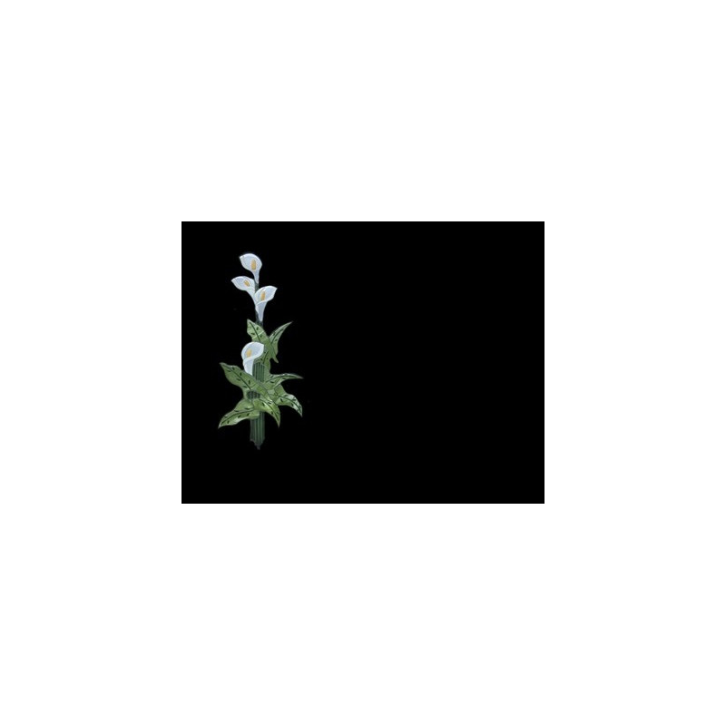 Lapida para nicho con incrustacion de cerámica IN-517