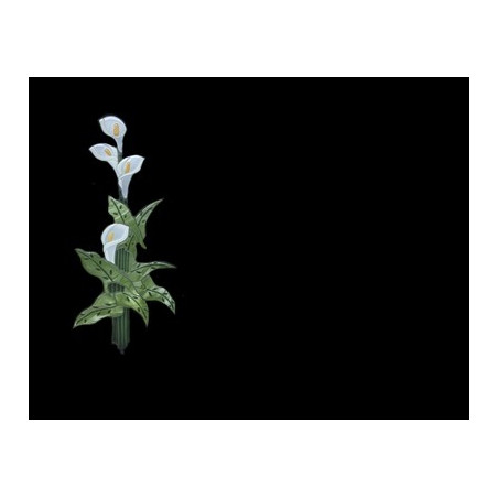 Lapida para nicho con incrustacion de cerámica IN-517