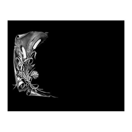 Lapida para nicho grabada laser L-174