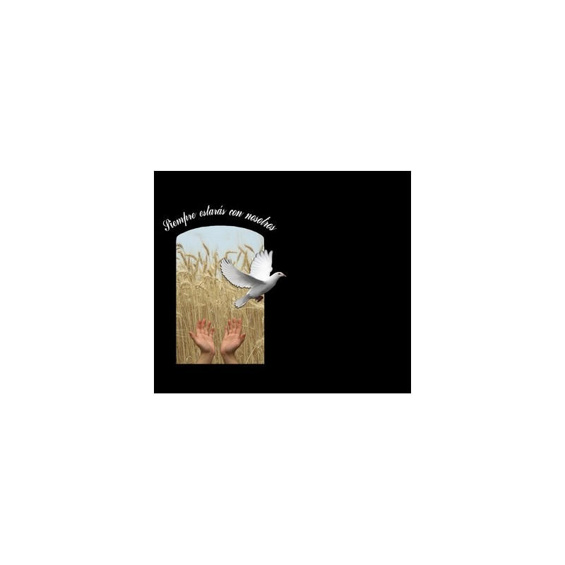 Lapida para nicho con incrustacion de cerámica IN-553