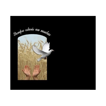 Lapida para nicho con incrustacion de cerámica IN-553